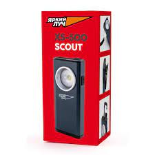 Фонарь Яркий Луч XS-500 Scout CREE 500лм 2реж, клипса/крюк/магнит, 1800mAh