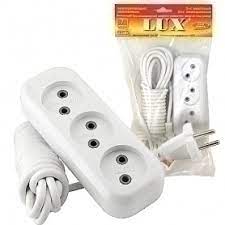 Удлинитель 3гн 7м б/з 250Вт LUX У3-О-07