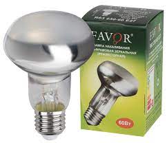 Лампа-рефлектор R63 60W E27 зеркальная FAVOR