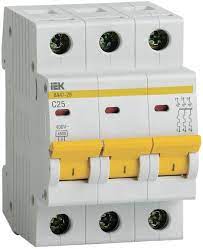 Авт выкл.3п 25А IEK