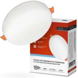 Свет-к безрамочный ASD/inHome 18W 1440lm 4000K RLP-FL (лапки)