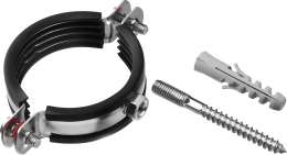 Хомут с резинкой 1 1/4" (38-43мм)