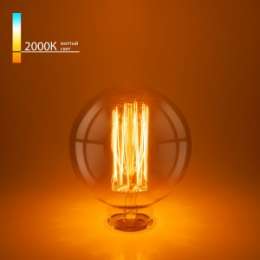 Лампа Эдисона 60W 340Lm Е27 G95 Elektrostandard