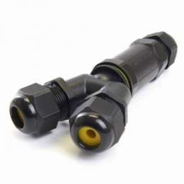 Коннектор IP68, тройник тип Y, на 3 контакта, 5-9мм, Feron LD522/LD529